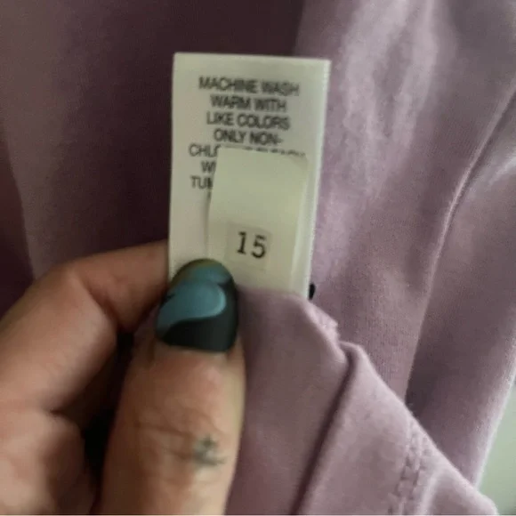 Croft & Barrow Womens Classic Short Sleeve Crew Neck Tee Top Lavender Purple M - Picture 2 of 12
